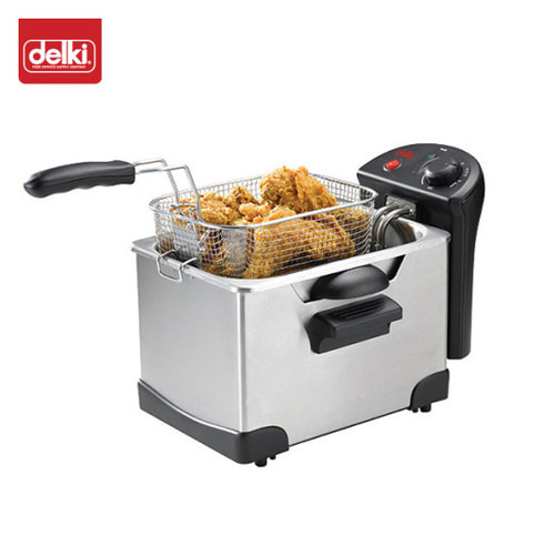델키 소형튀김기 가정용미니튀김기 전기튀김기 DK-205