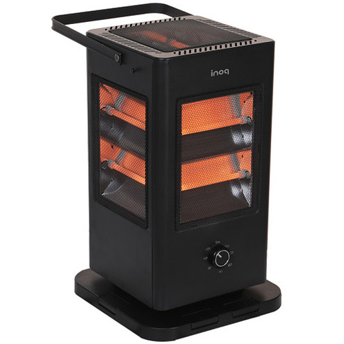 가정용 사무실 타이머 발터치식 오방 향 전기 난로 히터 i93(블랙)